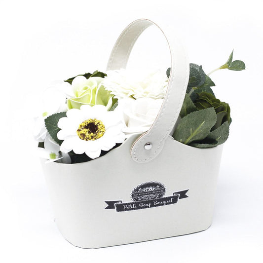 Bouquet Petite Basket - Verde pastello