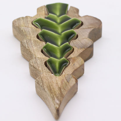 Piccolo albero nell'albero - Decorazione in legno 15x10cm