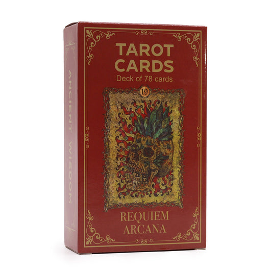 Carte dei Tarocchi con libro di accompagnamento – Requiem degli Arcani