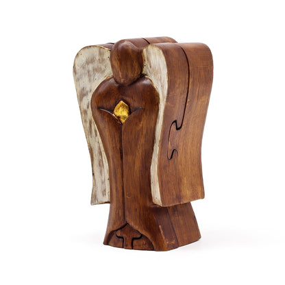 Scatola magica dell'angelo - Amore - 14 cm