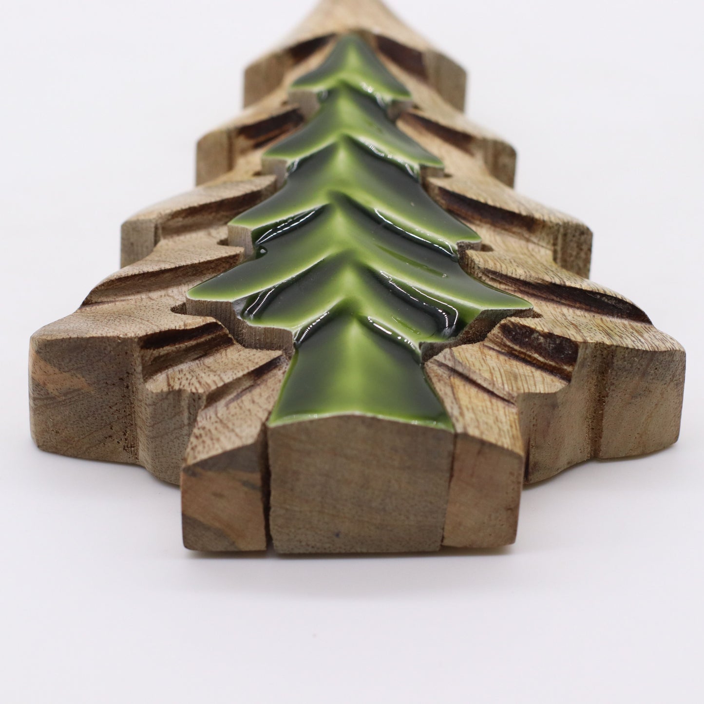 Piccolo albero nell'albero - Decorazione in legno 15x10cm