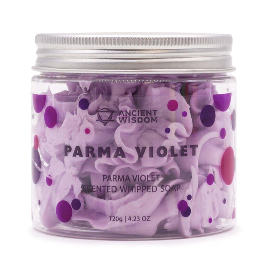 Sapone alla panna montata alla violetta di Parma, 120 g
