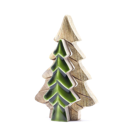Piccolo albero nell'albero - Decorazione in legno 15x10cm