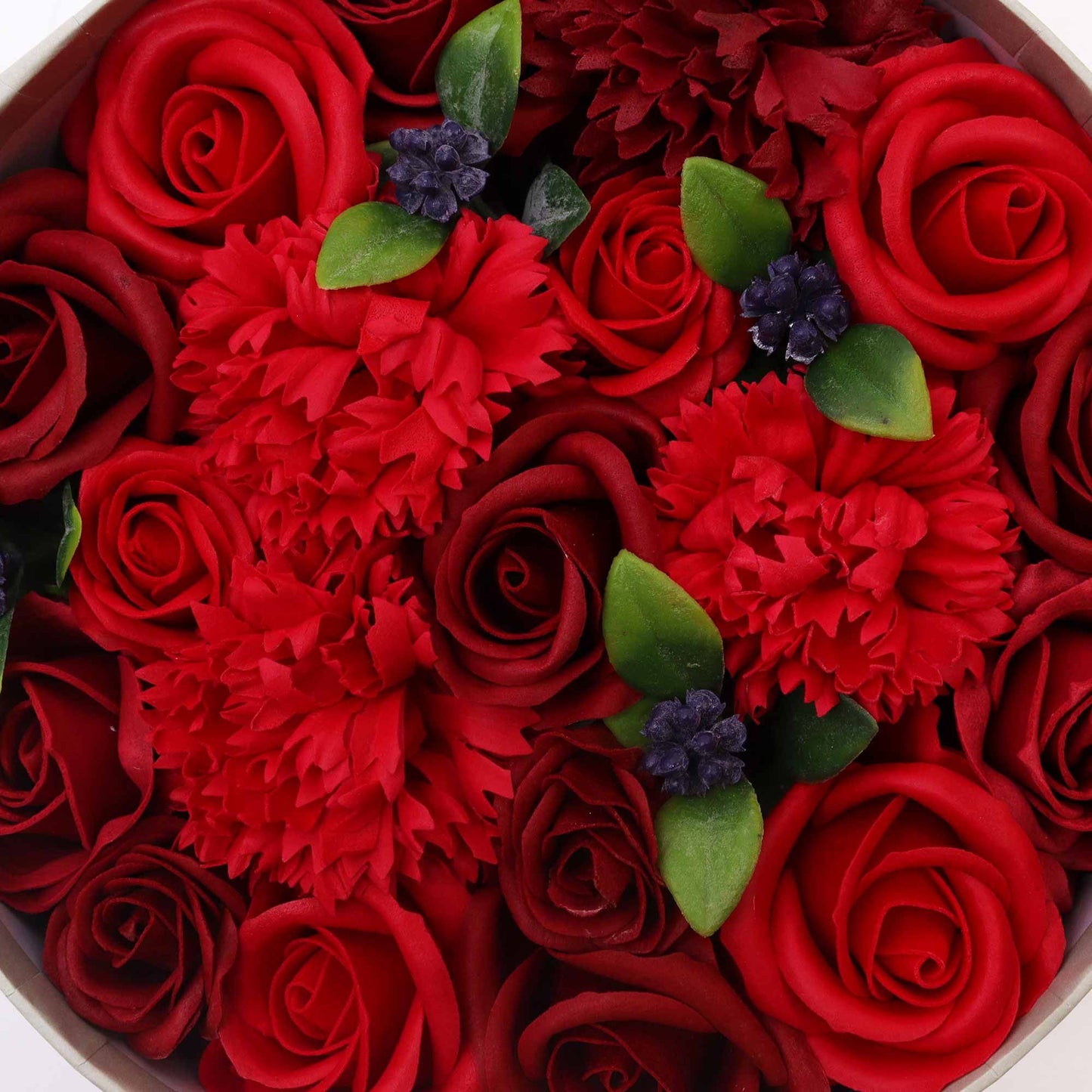 Scatola rotonda - Rose rosse classiche
