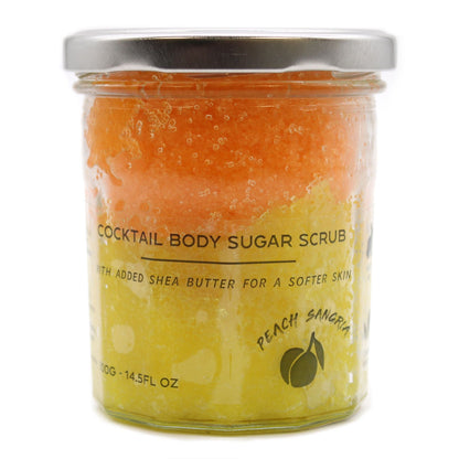 Scrub corpo allo zucchero profumato – Sangria alla pesca, 300 g