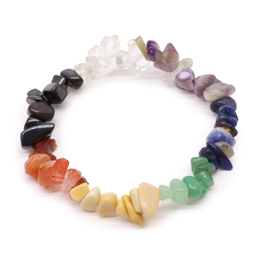 Braccialetto fatto di frammenti di pietra - pietre chakra