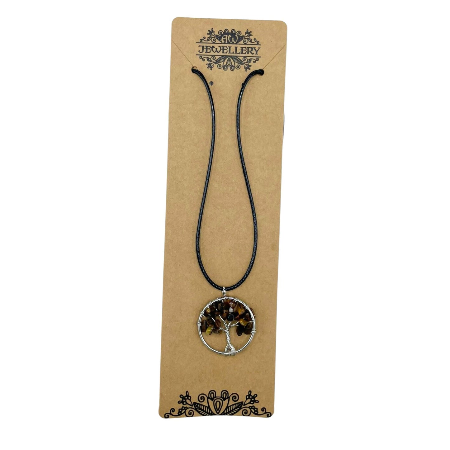 Ciondolo "Albero della vita" - occhio di tigre