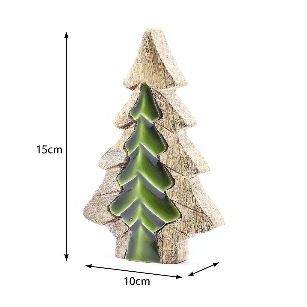 Piccolo albero nell'albero - Decorazione in legno 15x10cm