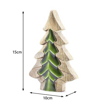 Piccolo albero nell'albero - Decorazione in legno 15x10cm