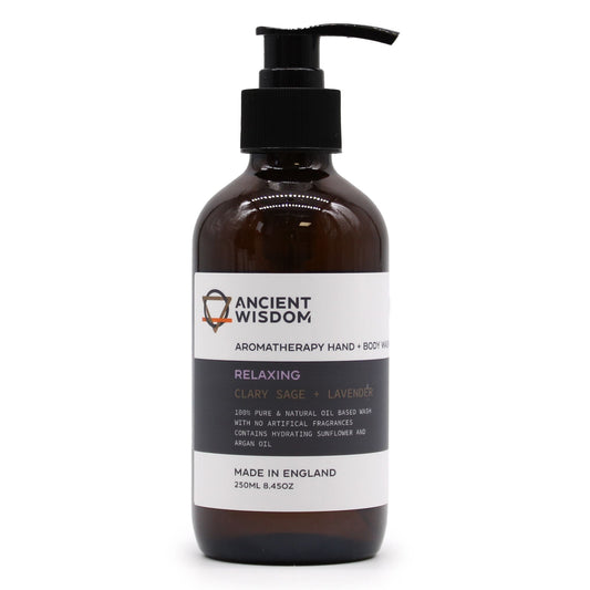 Salvia sclarea e lavanda – detergente mani e corpo 250 ml
