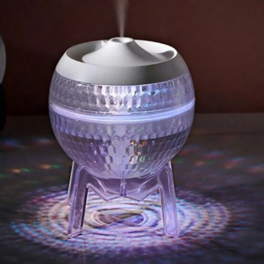Umidificatore trasparente Mondo Planet - USB - Cambio colore (luce verso il basso)