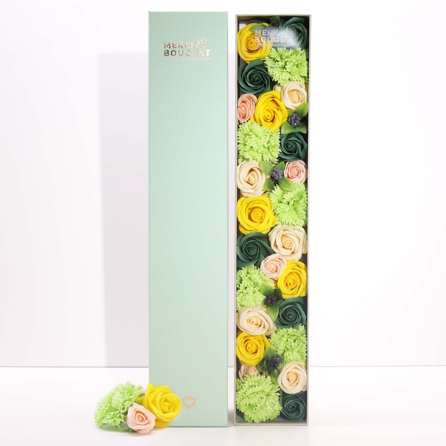 Scatola Extra Lunga - Feste di Primavera - Giallo e Verde