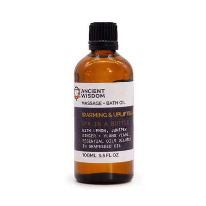 Olio da massaggio riscaldante e tonificante - 100 ml