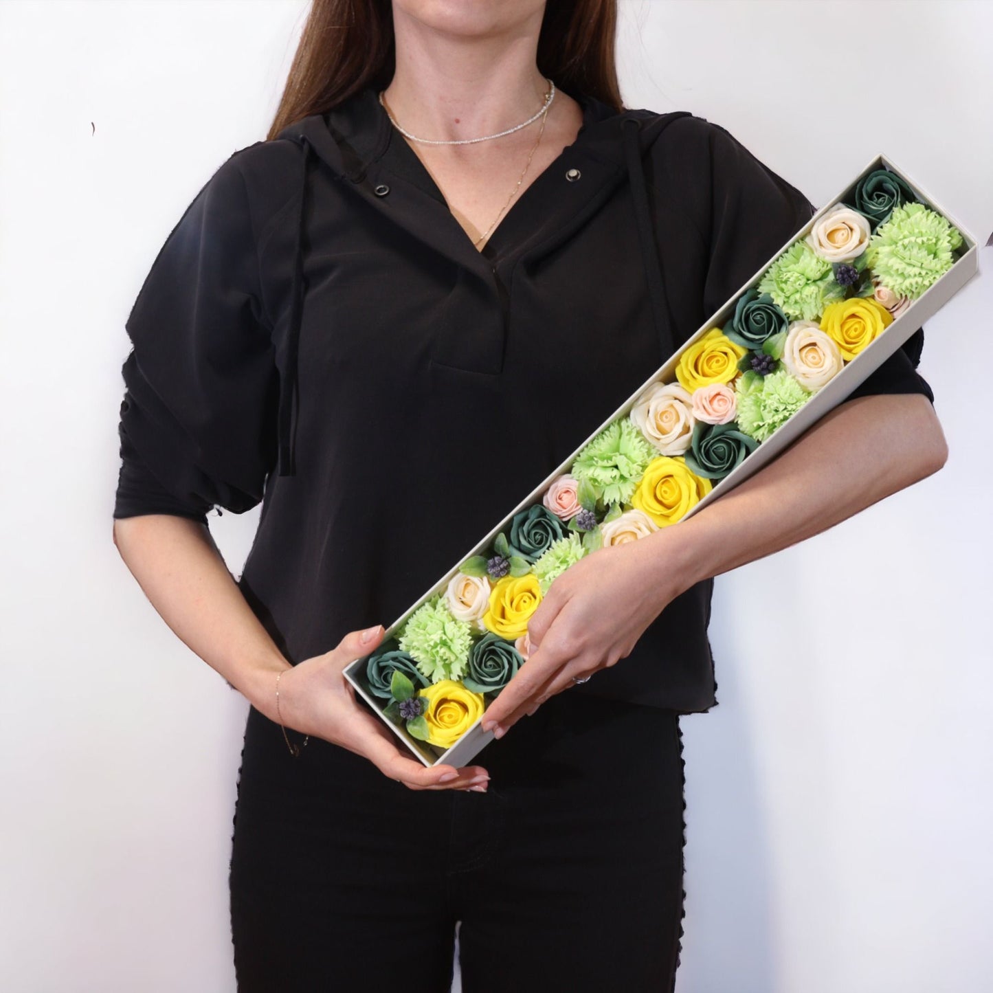 Scatola Extra Lunga - Feste di Primavera - Giallo e Verde