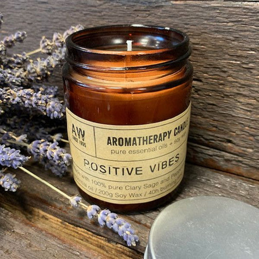 Candela di soia per aromaterapia 200 g – Positive Vibes