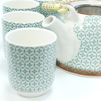 Set da tisana – Mosaico verde