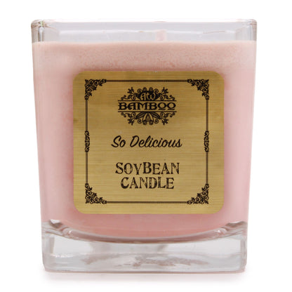 Candela in barattolo di soia - Così deliziosa