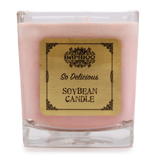 Candela in barattolo di soia - Così deliziosa