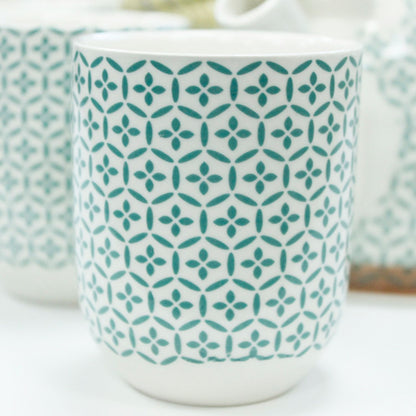 Set da tisana – Mosaico verde