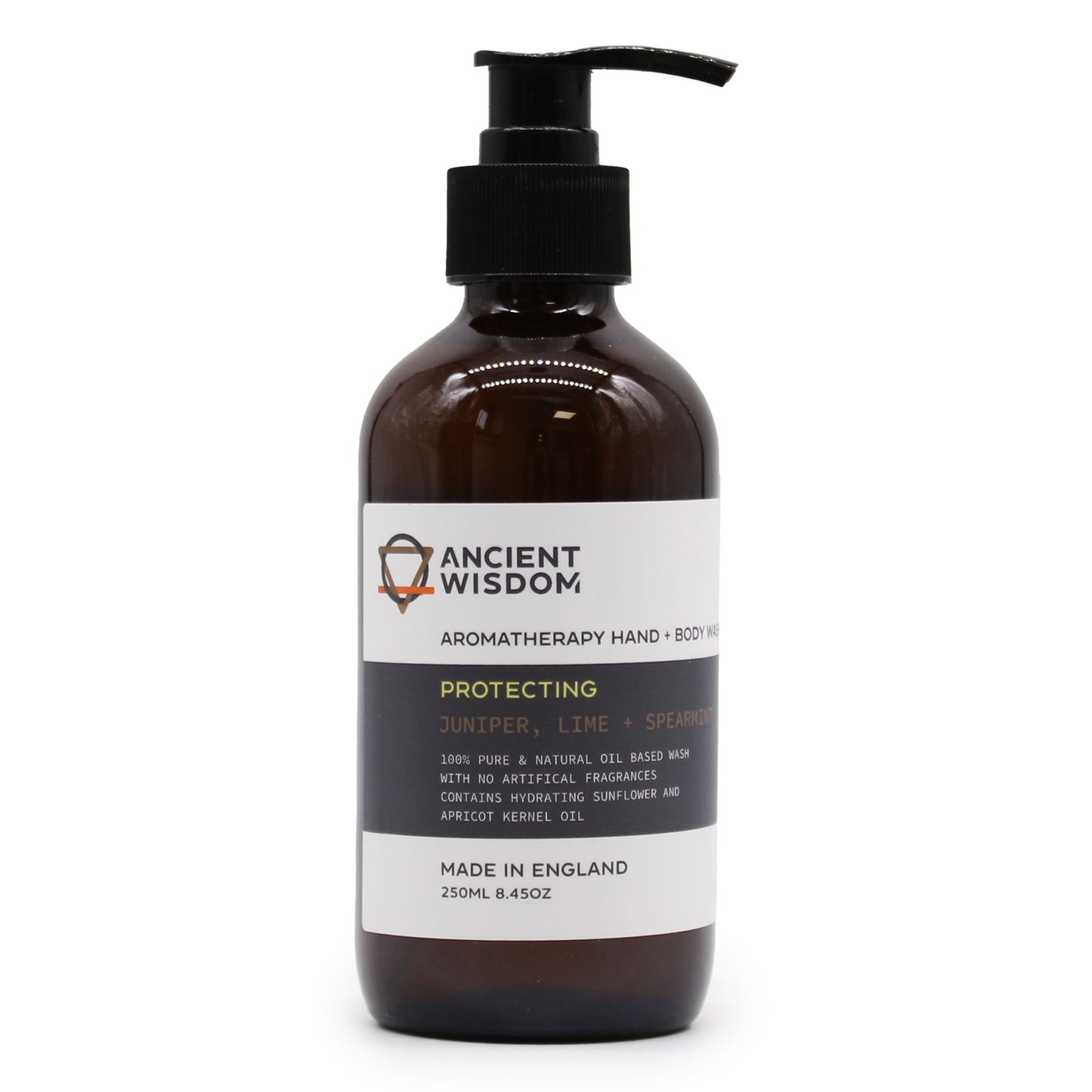 Ginepro, lime e menta verde – detergente mani e corpo 250 ml