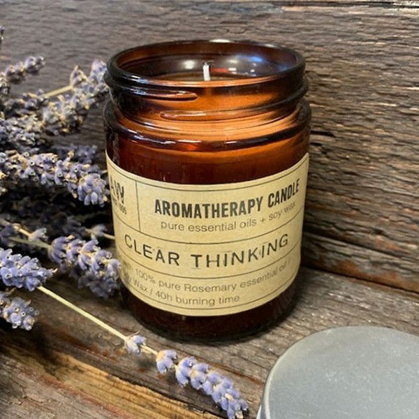 Candela di soia per aromaterapia 200 g – Clear Thinking