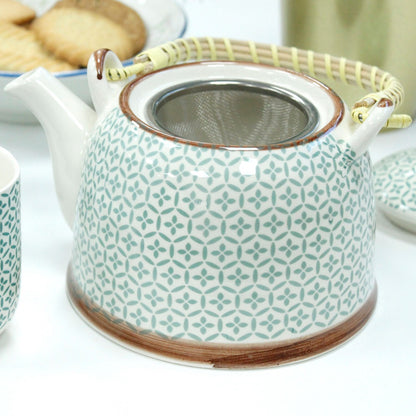 Set da tisana – Mosaico verde