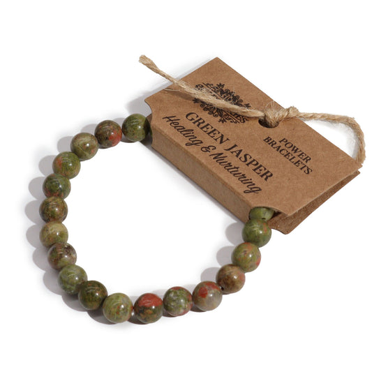 Bracciale della forza – diaspro verde