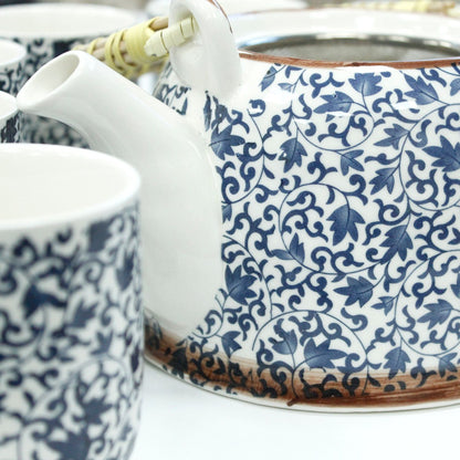 Set da tisana – Motivo blu
