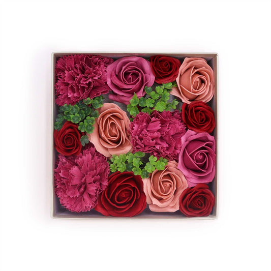 Scatola quadrata - Rose vintage