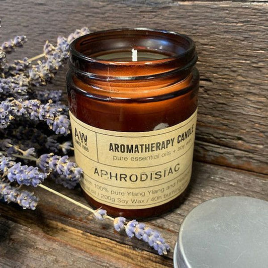 Candela di soia per aromaterapia 200 g – Afrodisiaco