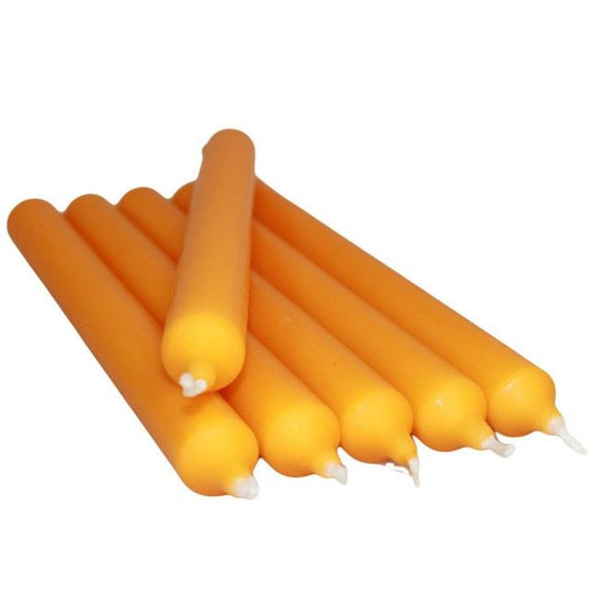 Candele da tavolo arancioni (100 pezzi)