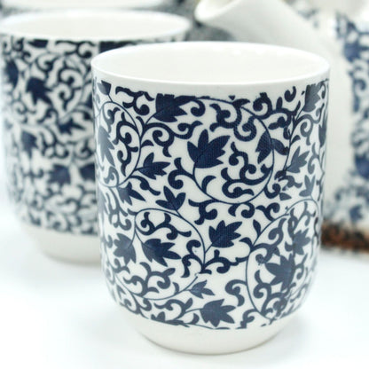 Set da tisana – Motivo blu