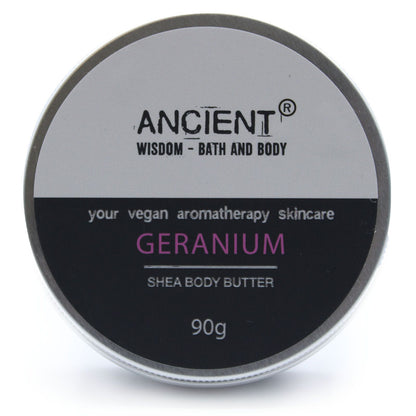 Burro di Karité Aromaterapia 90 g – Geranio