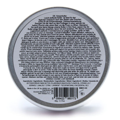 Burro di Karité Aromaterapia 90 g – Geranio