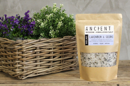 Miscela di sali da bagno dell'Himalaya 500 g – Relax