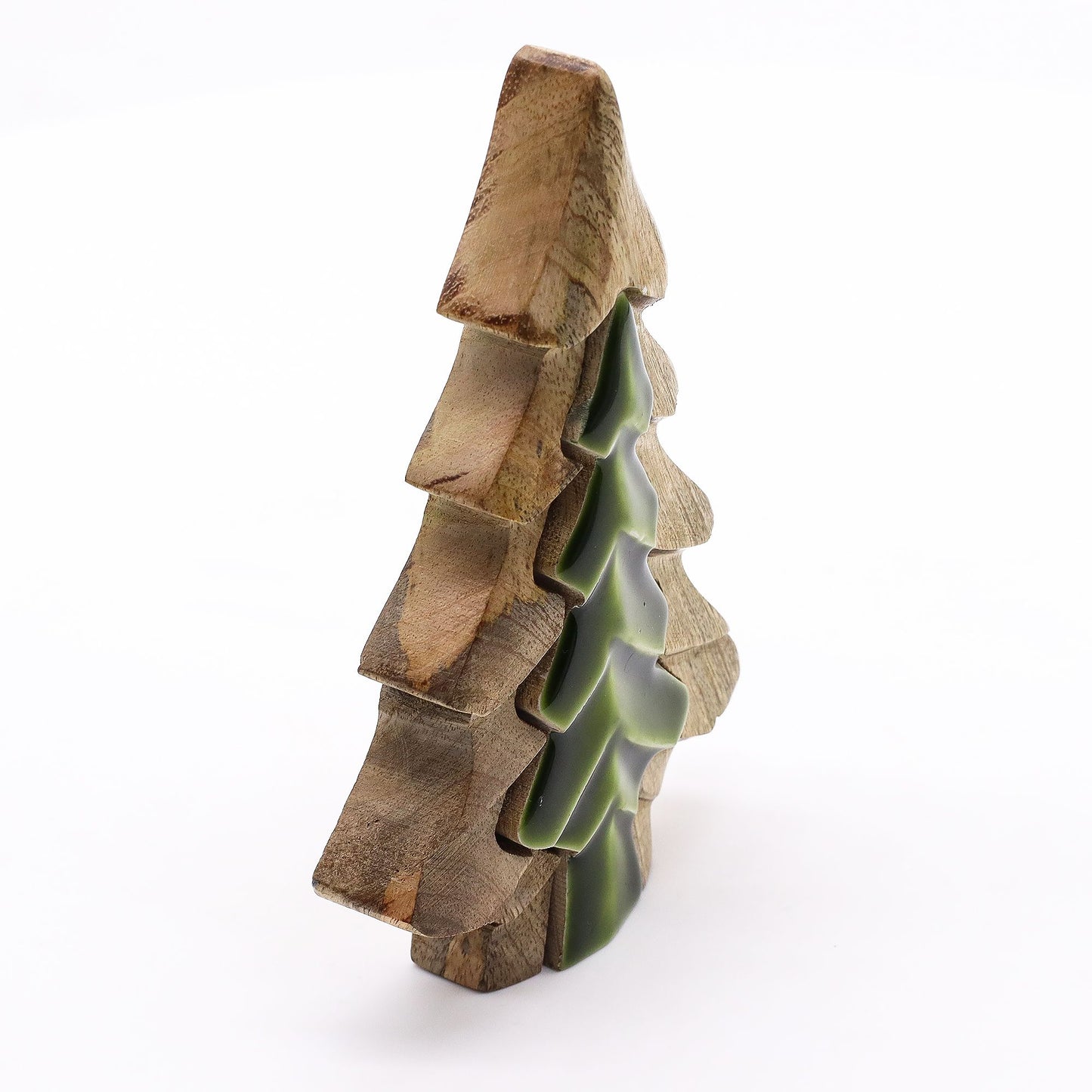 Piccolo albero nell'albero - Decorazione in legno 15x10cm